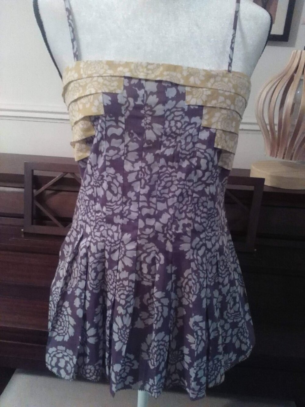 Saja Floral Spaghetti Strap Top Size S/M
